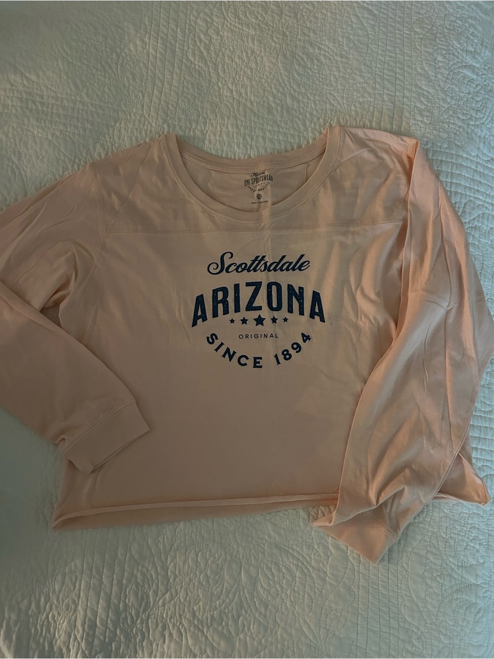 Arizona Graphic Long-Sleeve Top - Pink
